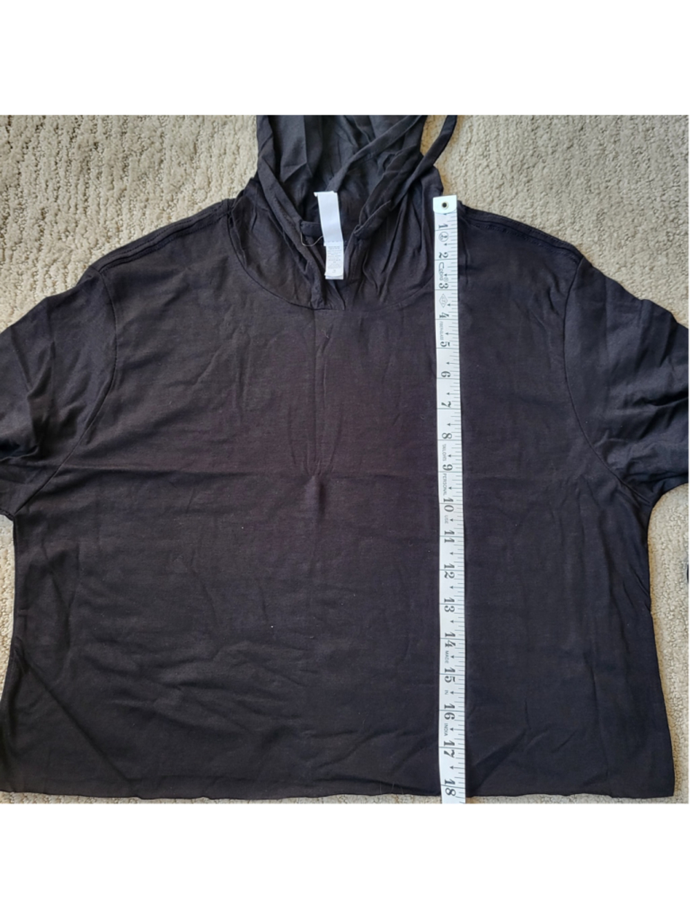 Women’s Long Sleeve Cropped Lightweight Hoodie – MAP Collection – Size S/M –NWOT - Picture 5 of 11